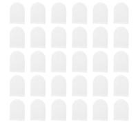 Cabilock 120 Pièces Tampons Démaquillants Réutilisables en Coton Blanc Design de Poche U, Texture Douce, Grosse Capacité pour Nettoyage Oral et Voyage