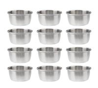 Cabilock 12pièces Coupelles Acier Inoxydable Pour Sauce Récipients à Dipping Idéals Pour Restaurants Et Fêtes à Domicile