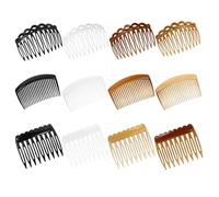 Cabilock 12pièces Peignes à Cheveux Décoratifs Plastique Peignes Latéraux Ondulés pour Femmes Accessoires de Coiffure Vintage pour Mariage et Chignon