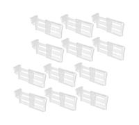 Cabilock 12pièces Séparateurs Réfrigérateur Extensibles Organisateurs Ajustables Pour Placards Pour Cuisine Et Rangement