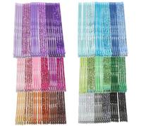 Cabilock 144 pièces Barrettes Métalliques Colorées Épingles à Cheveux Ondulées Pailletées Clips Coiffants pour Femmes Maintien Fort Accessoires Polyvalents pour Cheveux Épais et Fins