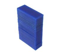 Cabilock 15 Feuilles de Cire à Sculpter Bleue pour Bijoux Cire à Modeler Résistante la Chaleur pour Fabrication Bijoux Gravure et Moulage Lot de 15 Pièces pour Création Artisanale