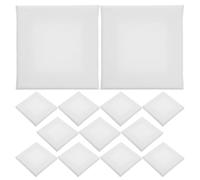 Cabilock 15 Mini Toiles à Peindre 10x10 Cm en Coton Vierge - Panneaux de Toile Carrés pour Peinture Acrylique et Huile - Lot de 15 Pièces pour Projets Artistiques et Décoration