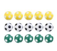 Cabilock 15 pièces Ballons de Football de Table Multicolores Mini Boules de Remplacement Accessoires pour Jeu de Football de Table Couleur Aléatoire Couleur Aléatoire