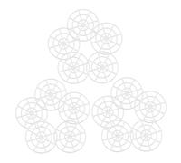 Cabilock 15 pièces Fermenting Mesh Presser For Pickle Jars Plastic Vegetable Pickling Plate For Kimchi Beverage Fermentation Compact And Home Brewing Tool