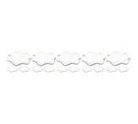 Cabilock 15 Pièces Plaque Chauffe-Cire en Verre Transparent pour Huiles