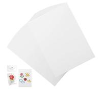 Cabilock 150 Pièces Papier Cartonné Blanc A5 de Construction pour Aquarelle et Bricolage, Format Portable en Papier Épais pour Cartes Postales et Dessin à Emporter