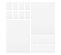 Cabilock 150 Pièces Papier Cartonné Blanc A5 Dessin et Aquarelle, Format Portable pour Projets Artistiques et Loisirs Créatifs