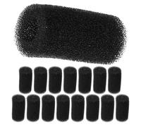 Cabilock 16 Pièces Protection pour Entrée d'eau Noire en Éponge Douce Réutilisable avec Tampon Amortisseur de Débit pour Aquarium et Nettoyage de Piscine