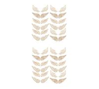 Cabilock 160 Pièces Décorations D'ailes D'ange en Bois Rustiques pour