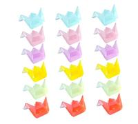 Cabilock 18 Pcs Mini Figurines de Origami Lumineux Décorations Résine pour DIY Accessoires de Féeriques et Miniatures Émettent Une Douce
