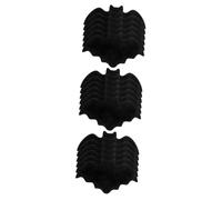 Cabilock 18 Pcs napperon Chauve-Souris décoration de Table Halloween Set de Table Halloween Tapis de Table de sous-Verres décor d'halloween Tapis de Bol Fournitures pour la Maison