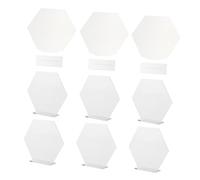 Cabilock 18 Pcs Panneaux Numérotés de Table Transparent pour Mariage Réceptions Décorations Élégantes pour Distinction des Places Photographie