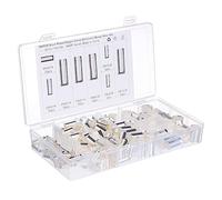 Cabilock 190 pièces Connecteur Électrique Cuivre Ferrules à Sertir pour Câbles Terminaisons de Fils avec Protection Isolante pour Installations Propres et Fiables Coffret Pratique pour