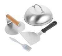 Cabilock 1ensemble Set De Presse à Burger Inoxydable Outils De Cuisine Pour Bbq Accessoire De Grillade Poignée Pour Préparer Des Burgers Et Galettes