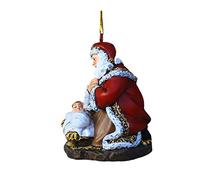 Cabilock 1Pc Pendentif Père Noël Joyeux Noël Et Ornement Suspendu De Noël Décor De Noël Guirlande De Noël Cage Ornement De Noël Bonhomme De Neige Gonflables De Noël Arbre De La