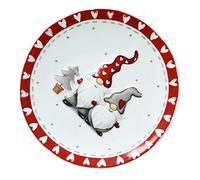 Cabilock 1pièce Assiette Décorative Pour Desserts Et Fruits Plateau Élégant Pour Collations Et Apéritifs Motif De Noël Facile à Utiliser Et Léger Pour Repas Famille Fêtes