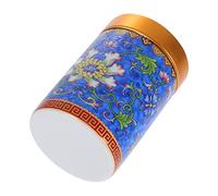 Cabilock 1pièce Bocal à Thé Céramique Étanche Pot De Rangement Hermétique Contenant Porcelaine Pour Thé Et Design Élégant Dégradé