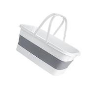 Cabilock 1pièce Seau Avec Poignée Bassine De Voyage Pour Laver Vêtements Vaisselle Et Linge Pour Camping Et Rangement à
