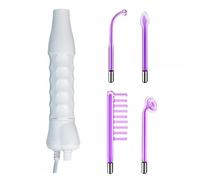 Cabilock 1set Appareil de Beauté à Haute Fréquence Machine de Beauté à Haute Fréquence Blanc Pp Verre Anti-rides Améliore le Métabolisme, Têtes de Massage de Rechange