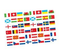 Cabilock 2 Ensembles Bannière De Drapeaux Nationaux Fanions Pour Décoration Football Événements Bars Pièces * 2