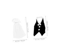 Cabilock 2 Ensembles Bride and Groom Wine Bottle Covers Wedding Dress Wraps Elegant Couple Decorations for Engagement Anniversary Party