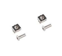 Cabilock 2 Ensembles Écrou Cage M5 Écrou Cage Vis D'Armoire Vis De Rack Vis De Montage Vis De Montage en Rack 20 pièces * 2