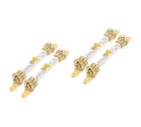 Cabilock 2 Ensembles Mezuzah Métallique pour Porte Décoration Judaïque Bénédiction Juive pour Accueil 2 Pièces * 2