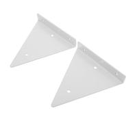 Cabilock 2 Ensembles Supports Étagère Murale Flottante Robuste Lot de Supports Triangulaires Invisibles pour Étagères Suspendues Charge Lourde Installation Murale pour Salon Cuisine et