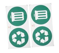 Cabilock 2 feuilles Autocollants de pour Poubelle Étiquettes Adhésives pour des Déchets Étiquettes Claires pour Recyclage et Non Recyclage Autocollants Robustes pour Conteneurs Extérieurs