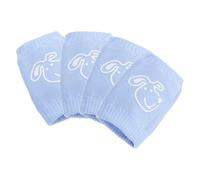 Cabilock 2 Paires de Chaussettes de Danse en Coton pour Chaussures Protection Solide Antidérapante Taille Unique Couleur Bleu Motif Petit Chien Adaptées aux Danseurs pour Cours et