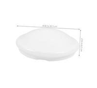 Cabilock 2 pièces Abat-jour Plastique Rond à Fixation par Rotation Cache-lampe pour Plafonnier de Lot de Remplace Abat-jour de Lampe Murale et Lustre Design Élégant pour Bureau et Maison