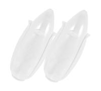 Cabilock 2 Pièces Abat Jours Globes Acrylique Blanc pour Lampadaires Extérieurs Couvercles de Remplacement Décoratifs pour Éclairage de Jardin et Allées Design Polyvalent et