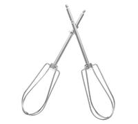 Cabilock 2 pièces Accessoires Batteur Électrique Inox Fouets Mélangeurs Robustes pour Mixer et Battre de Rechange Compatibles pour Batteurs à Main Réutilisable