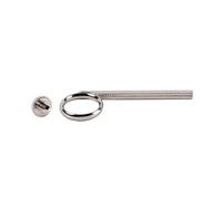 Cabilock 2 Pièces Anneaux Coulissants en Métal Argenté avec Vis pour Trompette et Cornet, Accessoire de Remplacement Facile à Utiliser pour Musiciens