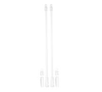 Cabilock 2 Pièces Baguette de Remplacement Transparente pour Stores Verticaux Tige Ouverture de Crochet pour Ajustement Facile de Lumière