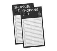 Cabilock 2 pièces Bloc-notes Magnétique Réfrigérateur Liste de Courses Réutilisable avec Design Unique Mémo Aimanté Pratique pour Prise de Notes et Organisation Du Frigo