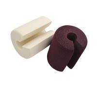 Cabilock 2 pièces Bloc Porte Sécurité Nbr Mousse Souple Protection Bord et Doigt pour Garçon Fille Garçon Fille Anti-pincement et Anti-fermeture et Flexible Beige et Café