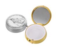 Cabilock 2 Pièces Boîte à Catholique Coffret de Rangement pour Bijoux et Chapelets Cadeau Religieux Artistique pour Première Communion Organiseur Pratique pour Petits Objets