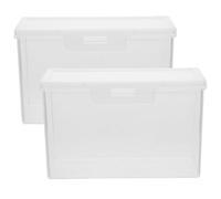 Cabilock 2 pièces Boîte de Rangement Fromage Hermétique avec Couvercle Boîte Plastique Réutilisable pour Tranches de Fromage et Beurre Compacte et Pratique pour Cuisine et Conservation des