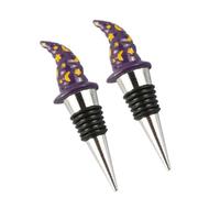 Cabilock 2 Pièces Bouchon de Bouteille Chapeau de Sorcière, Alliage | Ambiance Halloween, Usage Bars et Maisons, Finition Résistante et Délicate