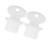 Cabilock 2 Pièces Bouchon en Plastique pour Bouillotte D'eau Chaude, Bouchon Étanche Solide Colmateur de Fuite, Adapté pour Bouillotte Chauffante et Ceinture Thermique