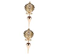 Cabilock 2 Pièces bougeoir Mural Chandelier bougeoirs bougoire décoratif Candle Holder Support candelabre decoratif Art Mural décoration d'intérieur Métal Golden