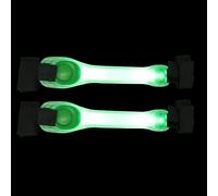 Cabilock 2 Pièces Bracelets Lumineux LED de Sport pour Jogging et Cyclisme, | Haute Visibilité, PVC et ABS Légers, Usage Extérieur, pour Sportifs, Sécurité Accrue