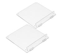 Cabilock 2 Pièces Cache-poussière Thermostat Transparent 86 Type, Protection Interrupteur en Plastique pour Climatisation Centrale, Lot de 2 Pièces, Compatible Chauffage Eau, Installation