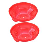 Cabilock 2 Pièces Capuchon de Protection en Plastique Rouge pour Détecteur de Fumée, Housse Anti-poussière Solide Prolongeant la Durée de Vie, pour Cuisson et Pâtisserie