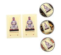 Cabilock 2 Pièces Carte Feng Shui Taisui Lot de Cartes de Bénédiction Chinoise pour Protection Poser Maison Bureau ou Voiture