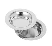Cabilock 2 Pièces Chandelle à Fonte des Bougies Chauffe-Cire pour Cire Fondue Contenants De Fusion Creuset D'huile Pot Marmite en Métal Acier Inoxydable