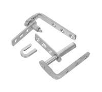 Cabilock 2 Pièces Charnière De Porte Quincaillerie De Porte De Salon Louvre Saloon Door Gravity Charnière Auto-fermé Argent Acier Inoxydable
