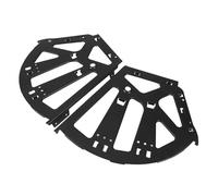 Cabilock 2 Pièces Charnières de Tiroir Cachées pour Armoire à Chaussures Quincaillerie Noir à Couches Remplacement pour Cadre à Bascule de Rangement Élégantes et pour Maison et Bureau